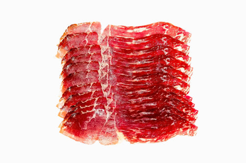 Casalba cecina use only the best selection of prime cuts mainly from the hindquarters. Air dried beef, lightly finished using holm oak smoke. Best cecina in ireland by Vera foods