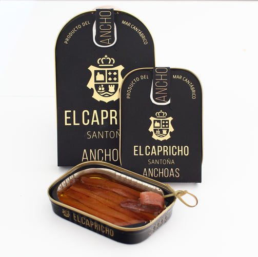 El Capricho Cantabrian Santona Anchovy Vera foods Ireland. Best anchovies in Ireland