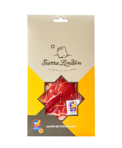 La Estrella del Jamon, Sierra Lindon, Jamon de Teruel d.o.p. Machine sliced 100g Vera foods Ireland